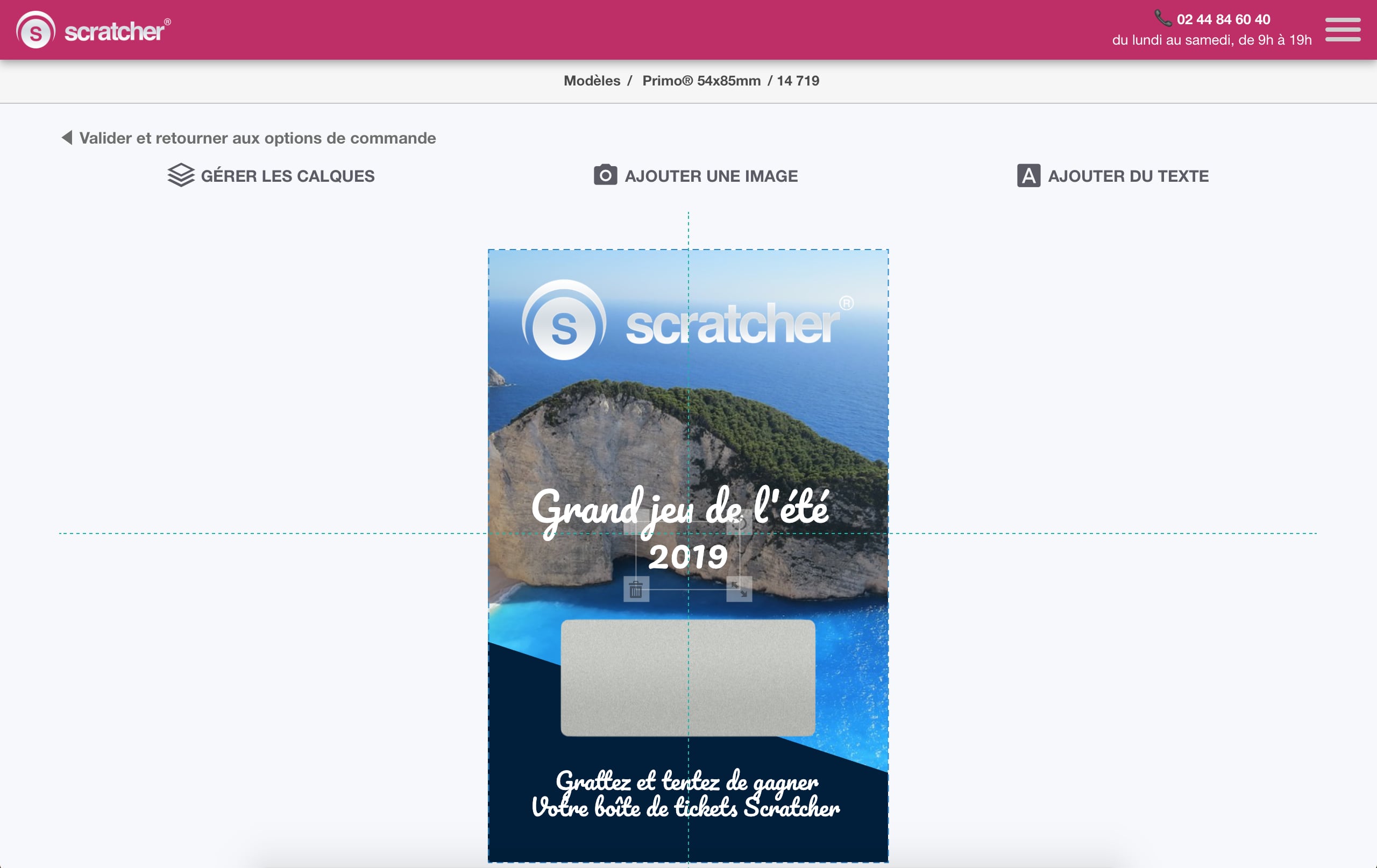 Dessinez en ligne vos cartes à gratter en quelques clics sur le configurateur de www.scratcher.fr