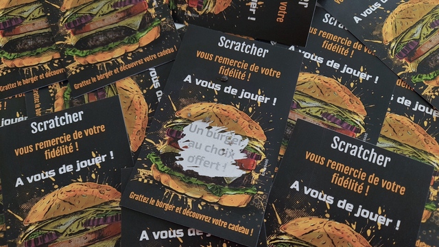 Cartes à gratter pour les restaurateurs