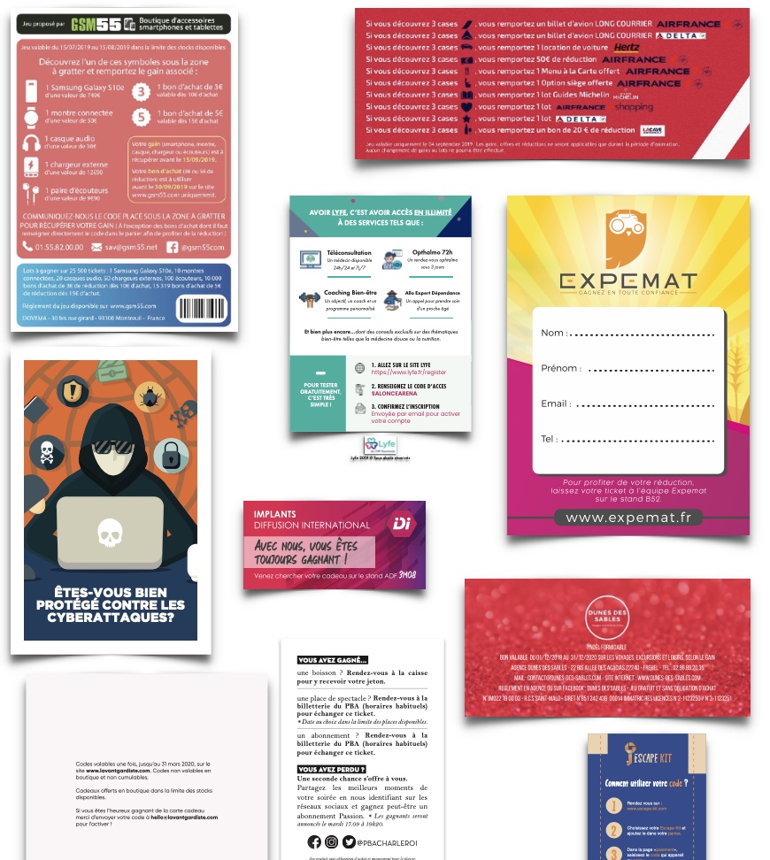 Bien que les conditions générales de jeu ne soient pas obligatoires sur les tickets à gratter, leur utilisation peut être une bonne idée pour les évènements de grande envergure. En effet, ces conditions peuvent permettre d'éviter des litiges avec les participants en précisant les modalités de participation, les conditions de retrait des gains et les limitations de responsabilité de l'organisateur. Elles peuvent également apporter une certaine transparence et crédibilité à l'opération de marketing en rassurant les participants sur la légitimité de l'évènement. Dans ces cas-là, les conditions générales de jeu peuvent être une bonne idée pour clarifier les règles et éviter tout malentendu avec les participants.
Bien que les conditions générales de jeu ne soient pas obligatoires sur les tickets à gratter, leur utilisation peut être une bonne idée pour les évènements de grande envergure. En effet, ces conditions peuvent permettre d'éviter des litiges avec les participants en précisant les modalités de participation, les conditions de retrait des gains et les limitations de responsabilité de l'organisateur. Elles peuvent également apporter une certaine transparence et crédibilité à l'opération de marketing en rassurant les participants sur la légitimité de l'évènement. Dans ces cas-là, les conditions générales de jeu peuvent être une bonne idée pour clarifier les règles et éviter tout malentendu avec les participants.