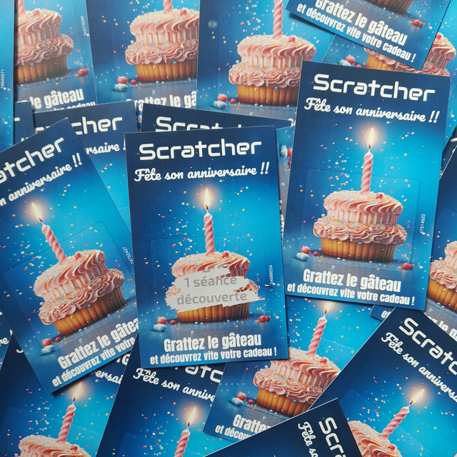 Tickets à gratter pour célébrer un anniversaire